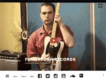 Tablet Screenshot of funkytonkrecords.com